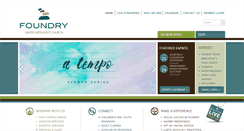 Desktop Screenshot of foundryumc.org